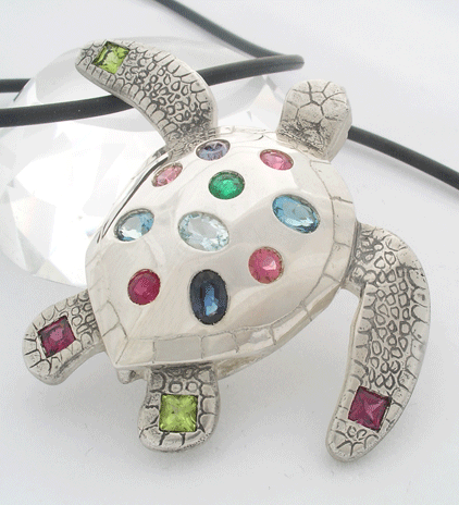 Sea Turtle Brooch