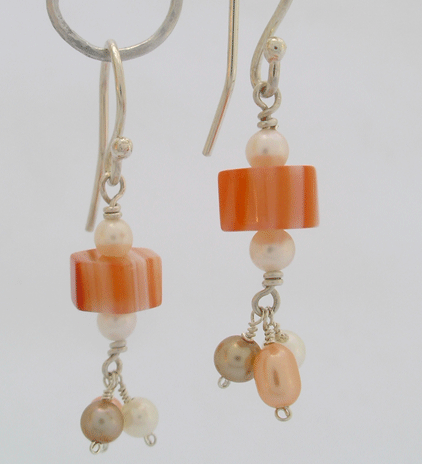 Lace Agate Earrings